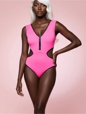 ZARA Cut Out One-Piece Swimsuit Size Small NWT
